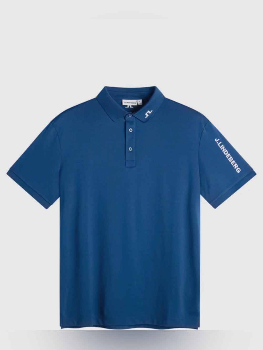 J.Lindeberg Men’s Navy Tour Tech Performance Golf  Polo Sleeve Logo XL BNWOT